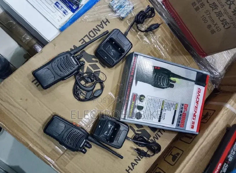 Bf-888s Rechargable Walkie Talkies 2pcs