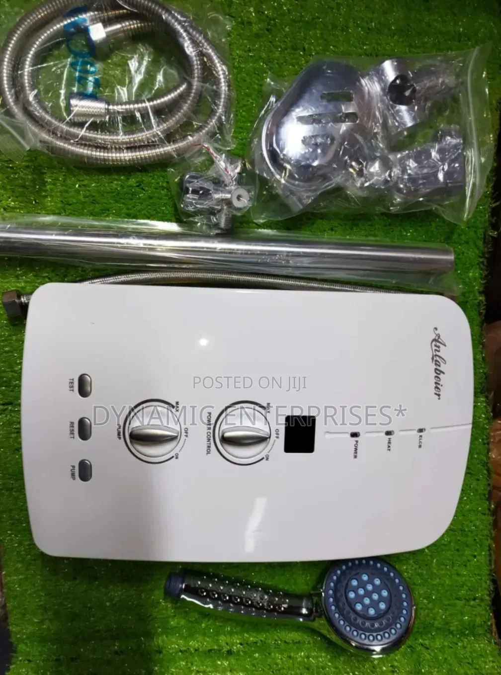 White Anlabeier Instant Tankless Electric Water Heater