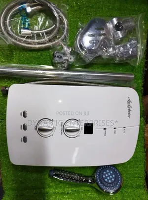 White Anlabeier Instant Tankless Electric Water Heater