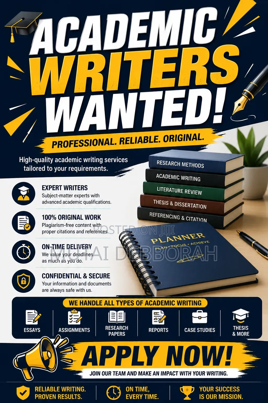 Urgent Hiring: Academic Writers