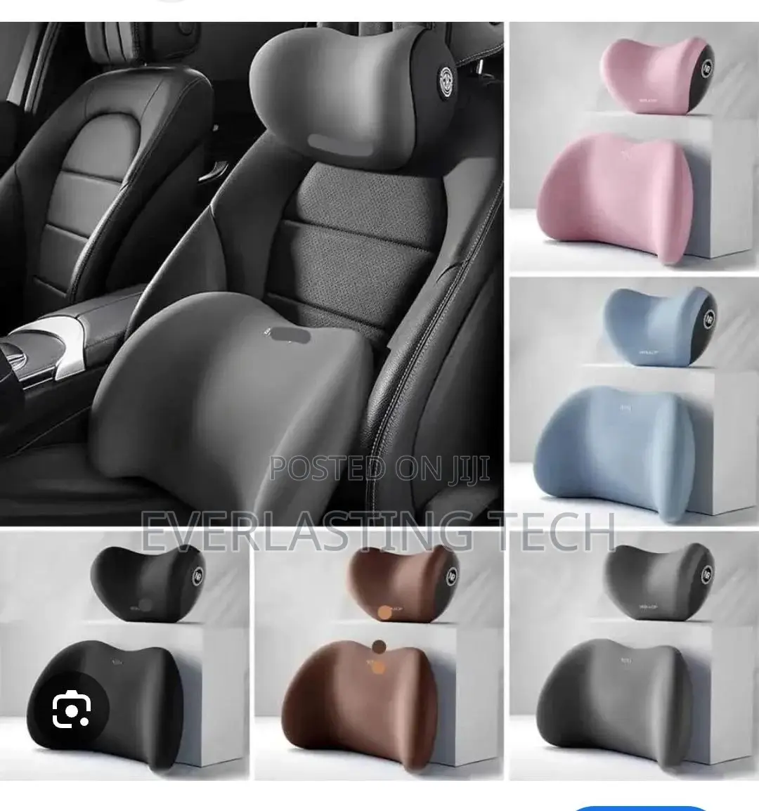 Nira Branded 2 in 1 Comfy Back and Neck Support Cushion