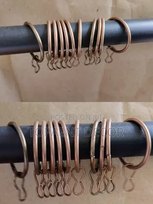 Black and Brown Metallic Rings