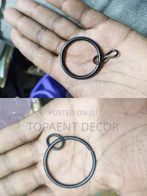 Black and Brown Metallic Rings
