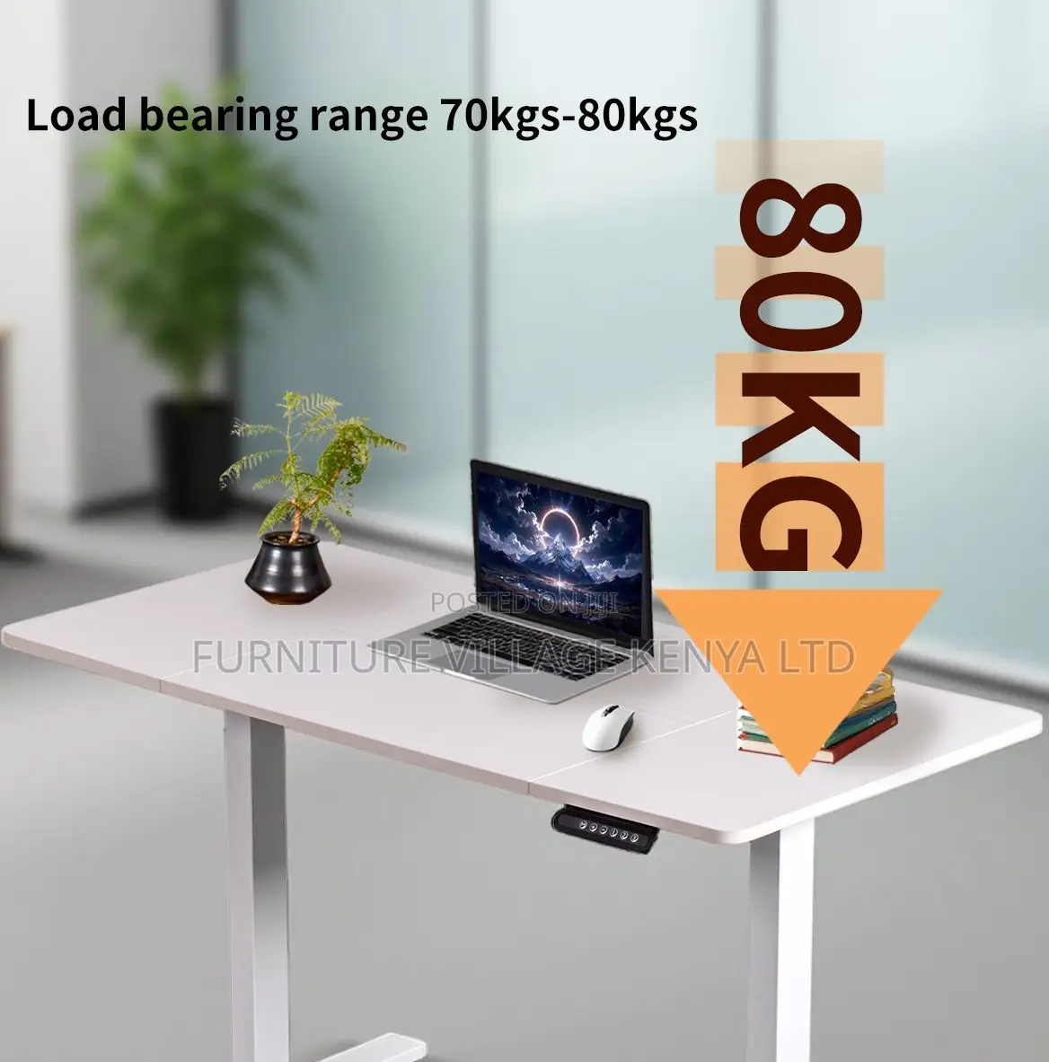1400mm Electric Adjustable Office Desk