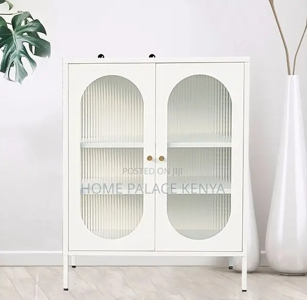 Storage Cabinet: Partitioned Sideboard Storage Cabinet