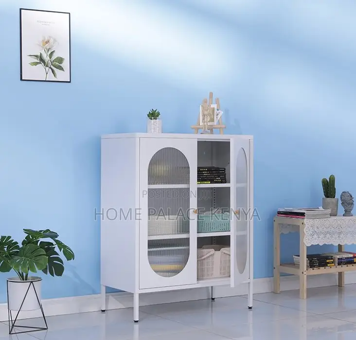 Storage Cabinet: Partitioned Sideboard Storage Cabinet