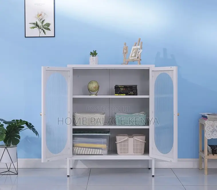 Storage Cabinet: Partitioned Sideboard Storage Cabinet