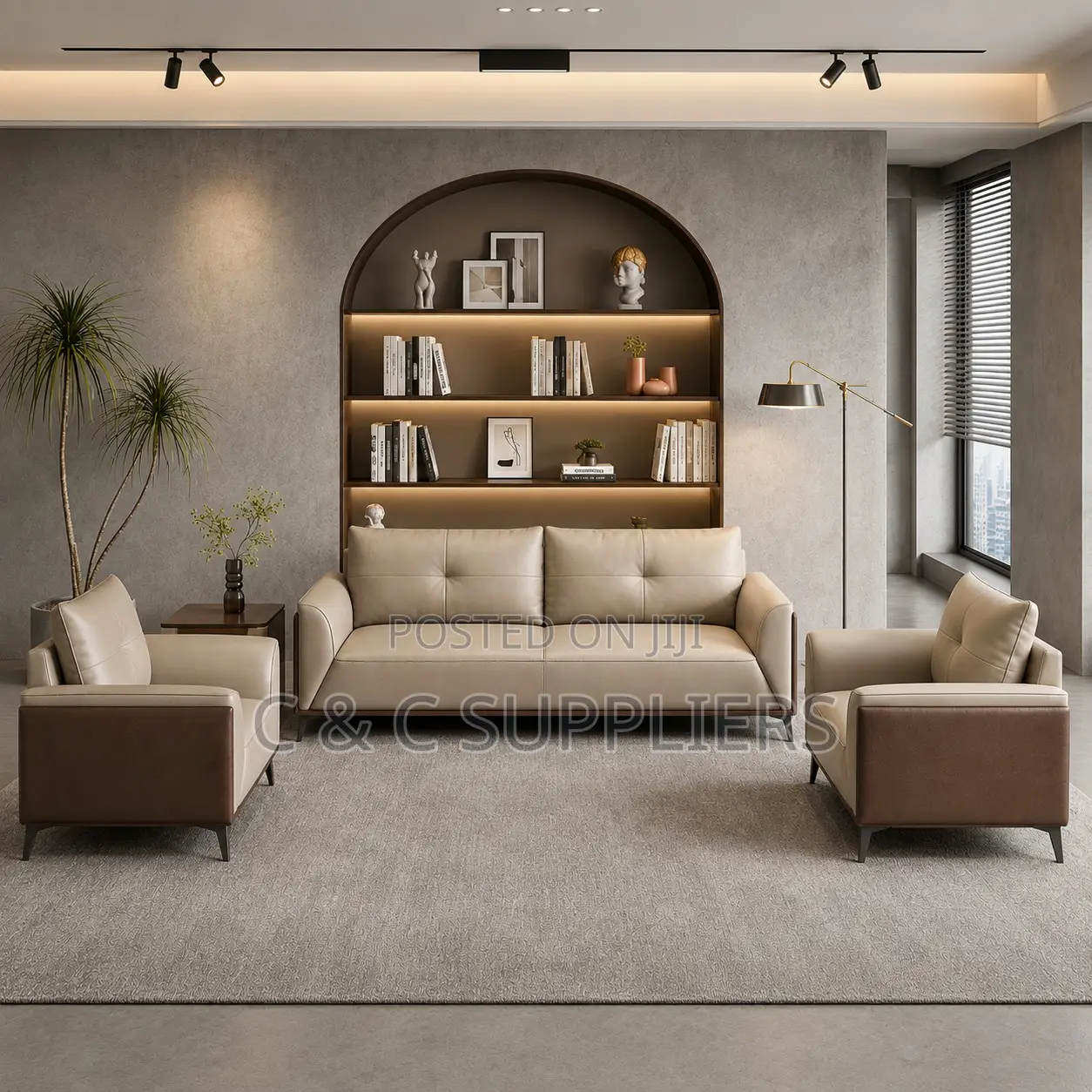 5-Seater Cooperate Reception Sofa