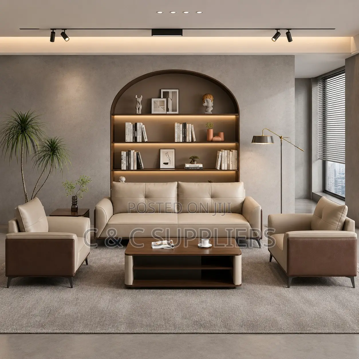 5-Seater Cooperate Reception Sofa