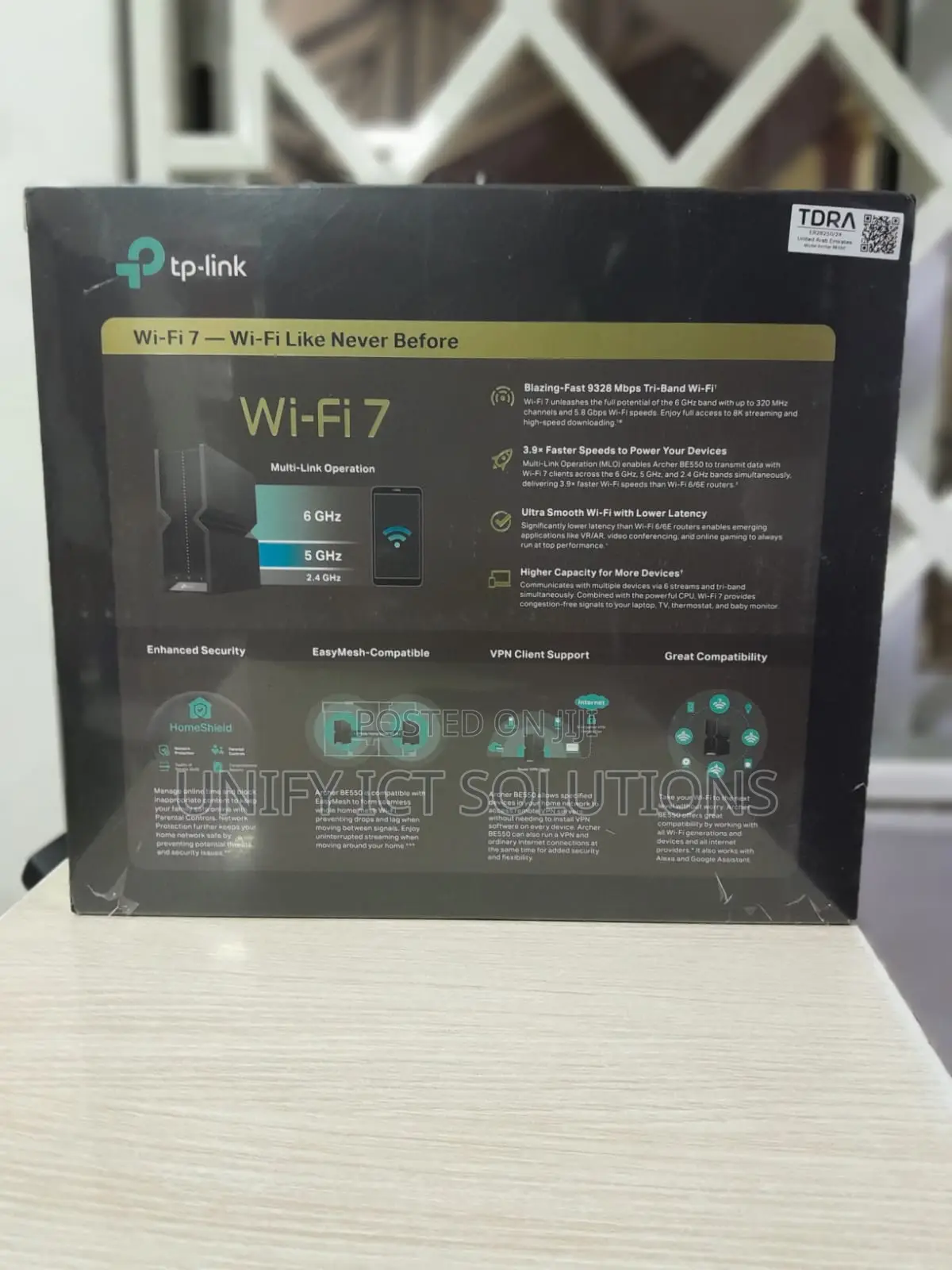 Tp-Link Be550 | Be9300 Tri-Band Wi-Fi 7 Router - Tl-Archer Be550