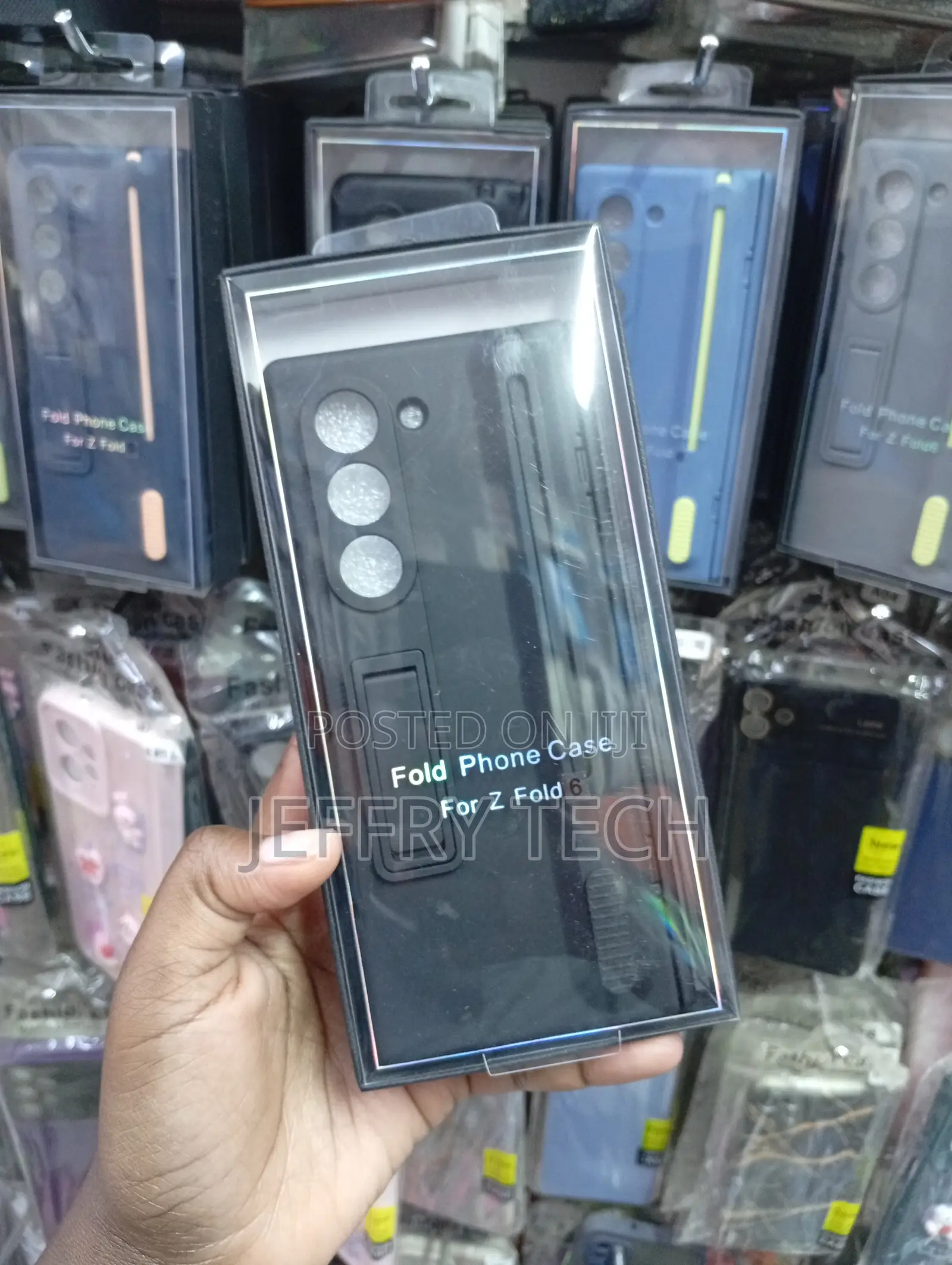 Samsung Galaxy Z Fold 6, Featuring a Built-in Kickstand Cover
