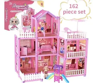 Girl Dream Castle Kids Dolls House