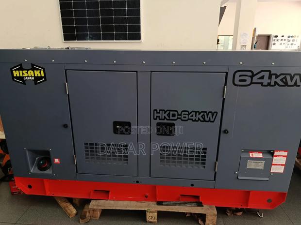 80kva Hisaki Japan Silent Generator, New - thumbnail 6
