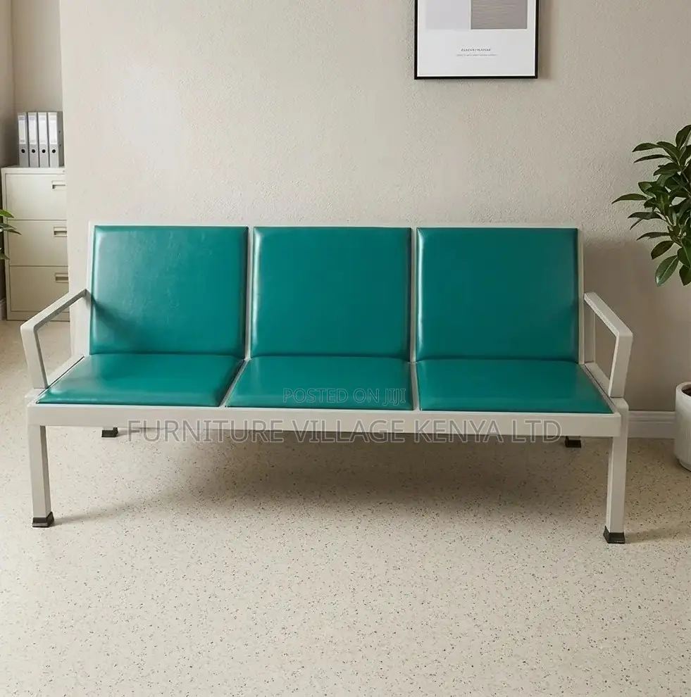 Green Heavy Duty Reception Bench