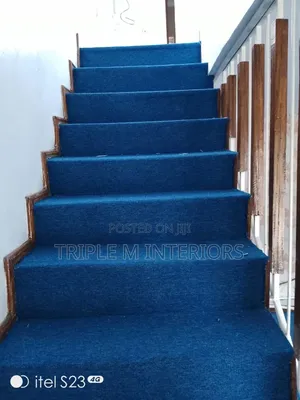 Elevate Your Home Decor With Blue Plain Delta Carpet