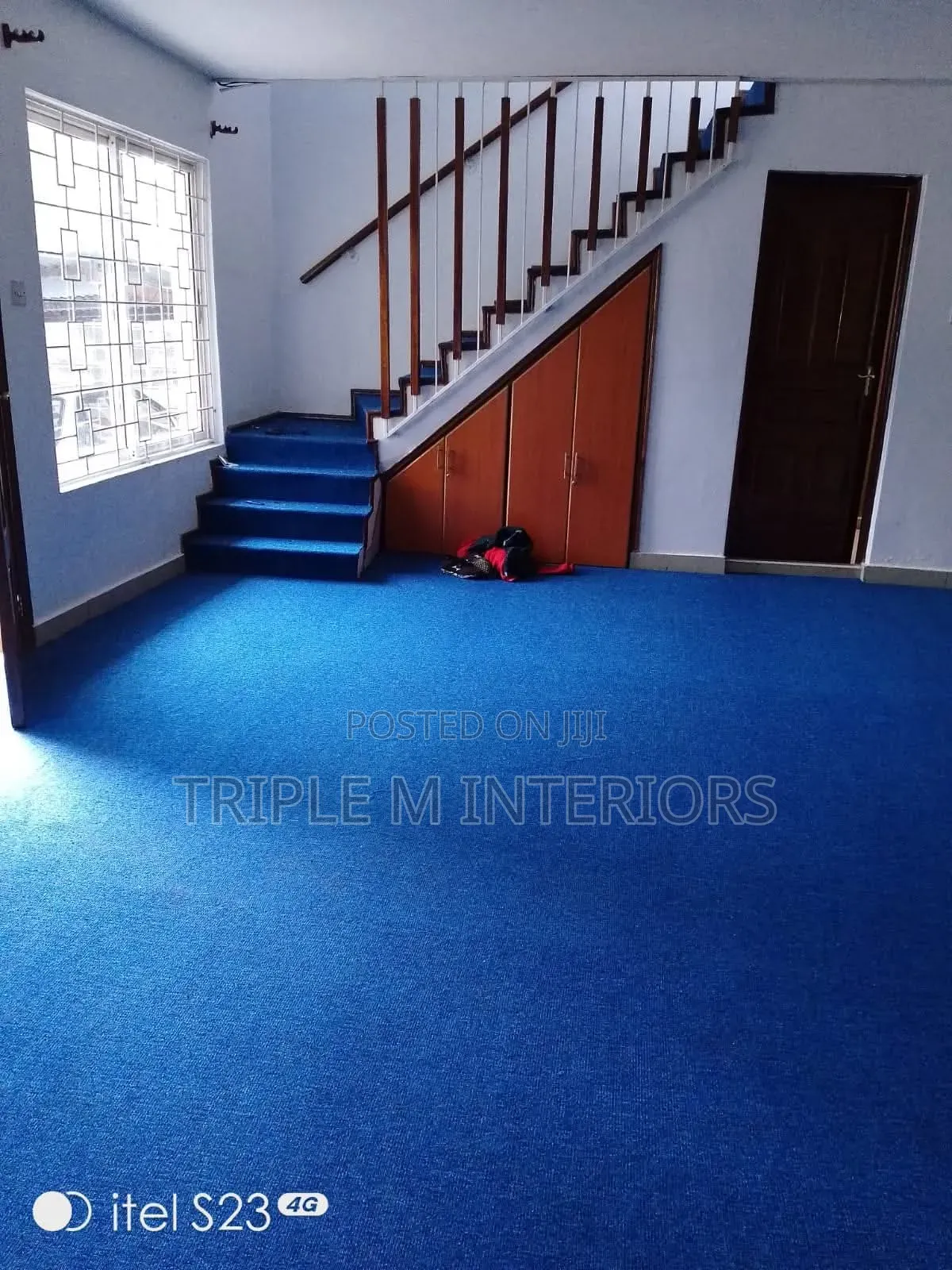Elevate Your Home Decor With Blue Plain Delta Carpet