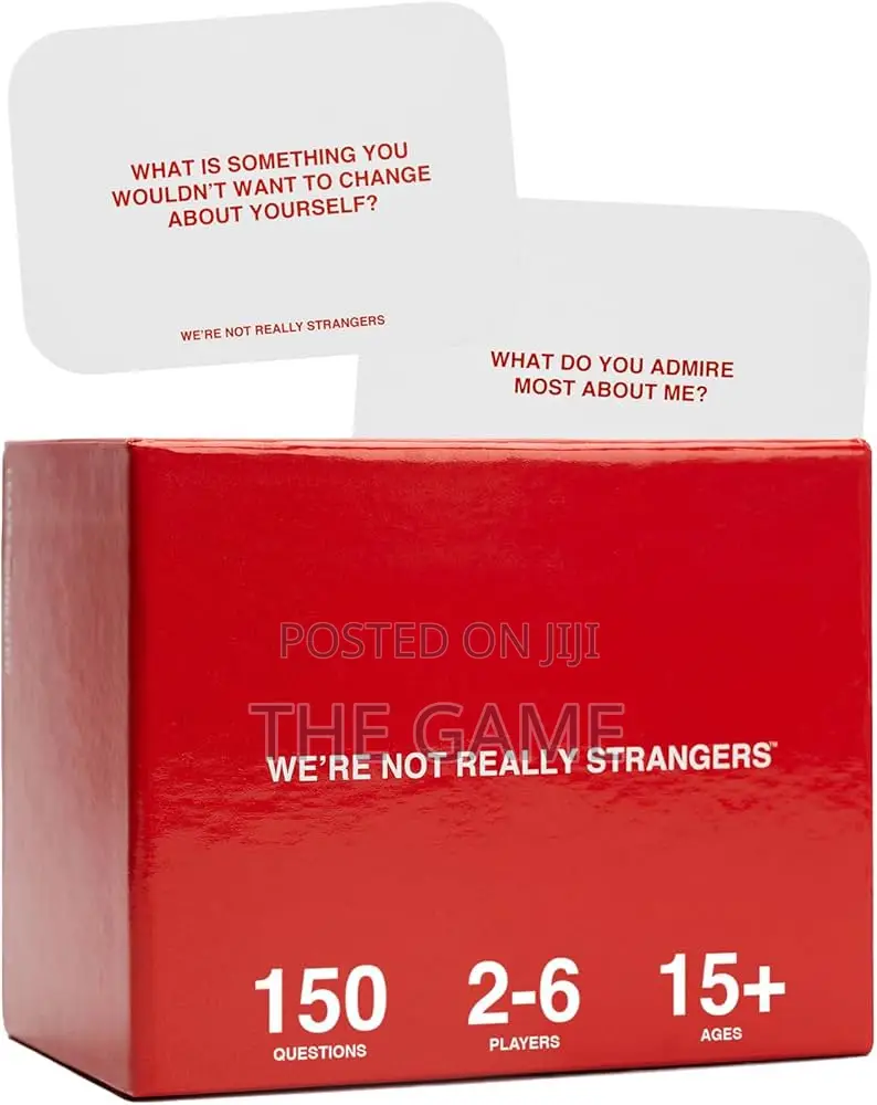 We Are Not Really Strangers Conversation Game