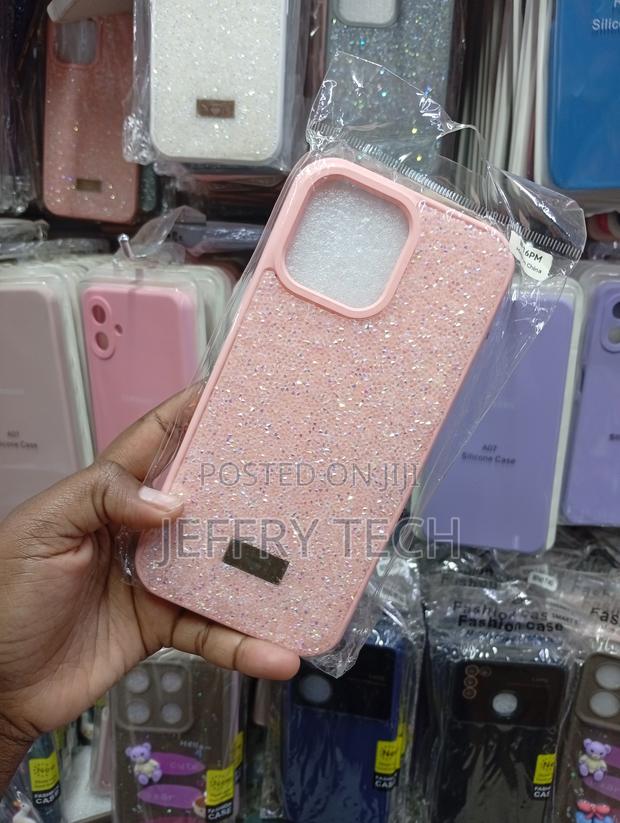 iPhone 16 Pro Pink Luxury Rhinestone Glitter Phone Case - thumbnail 2