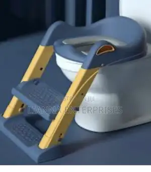 Kids Training Toilet Ladder Seat With Cushion