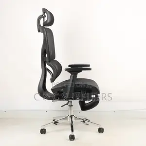 High Back Mesh Chair With Footrest