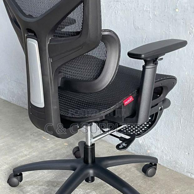 High Back Mesh Chair With Footrest - thumbnail 10