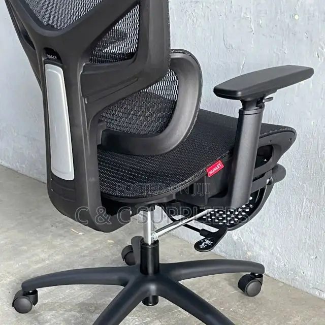 High Back Mesh Chair With Footrest