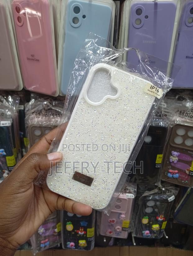 iPhone 16 Plus Highly Dense, Shimmering White Swarovski-Style Case - thumbnail 2