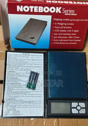 Notebook 500gram Digital Scale