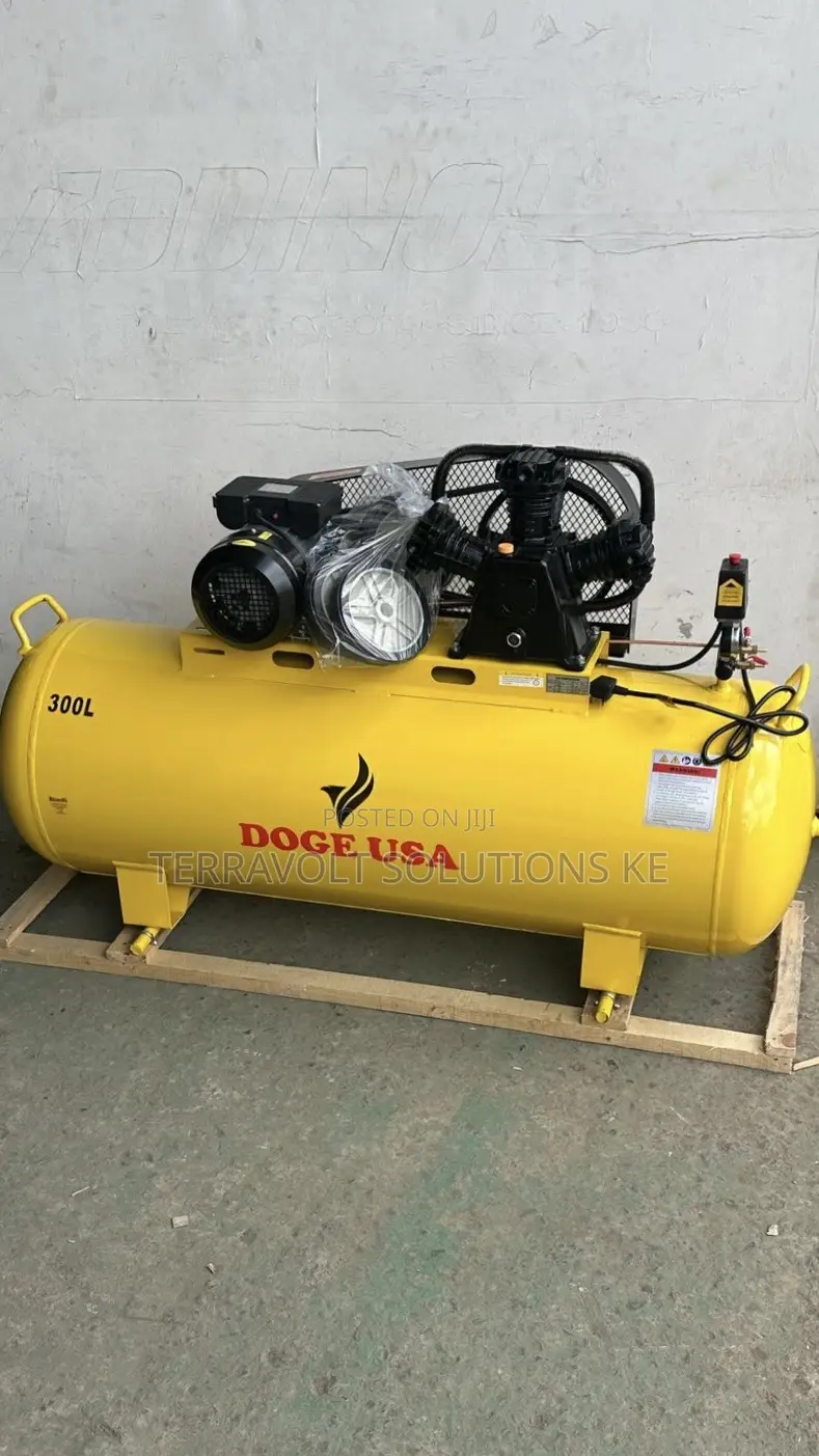 Doge Usa 300l Belt Driven Industrial Air Compressor(Single Phase)