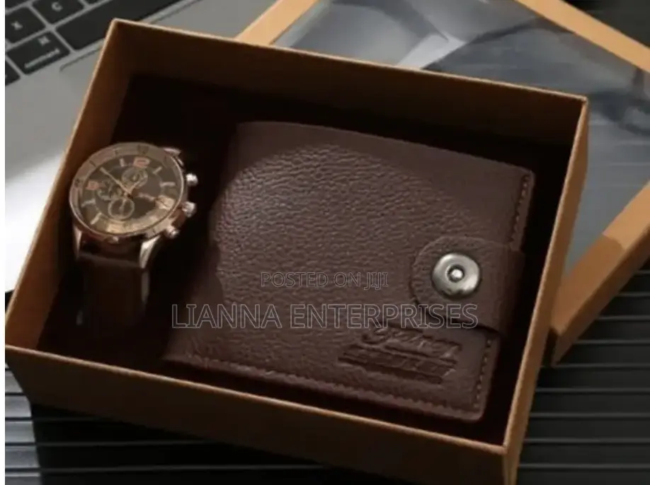 Men Gift Set(Watch And Wallet)