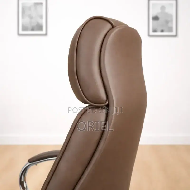 Office Chair : High-Back Brown Office Chair