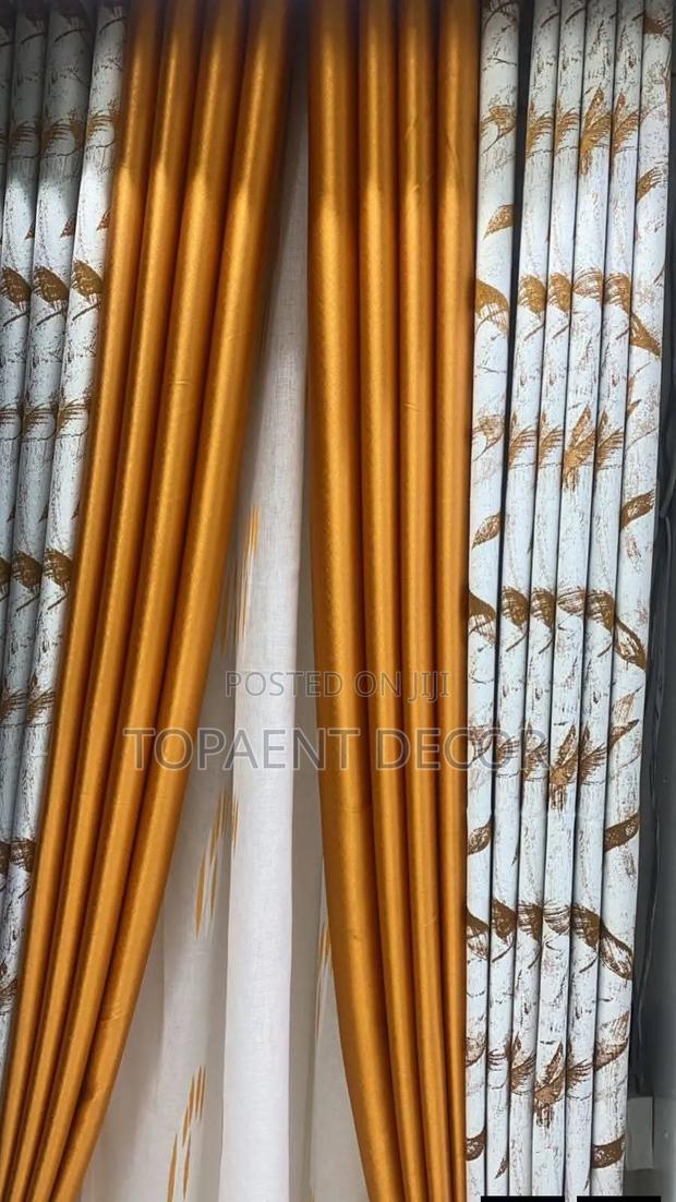 Beautiful Gold and Patterned Curtains Available