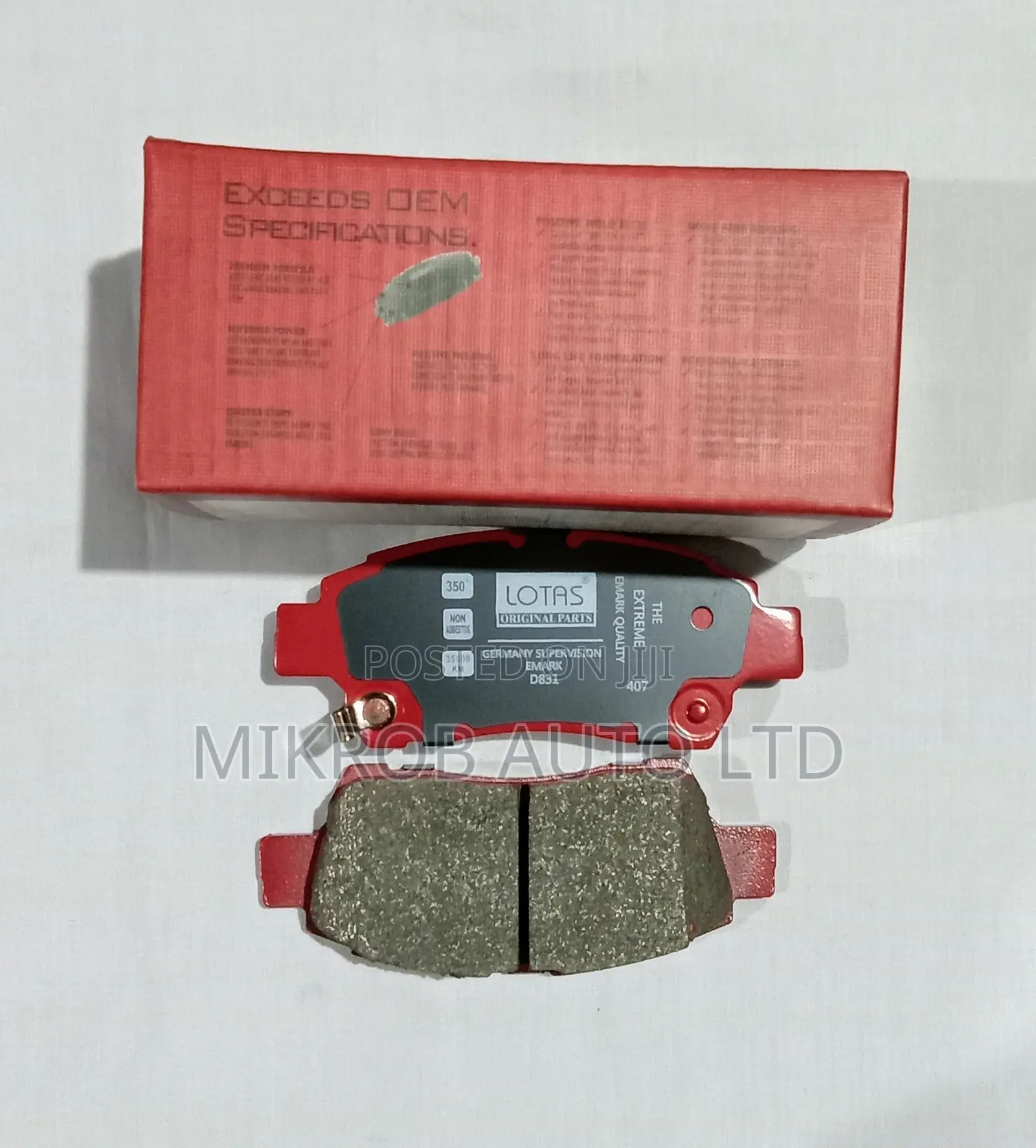 Lotus Brake Pads Kd2701 D831 Ceramic
