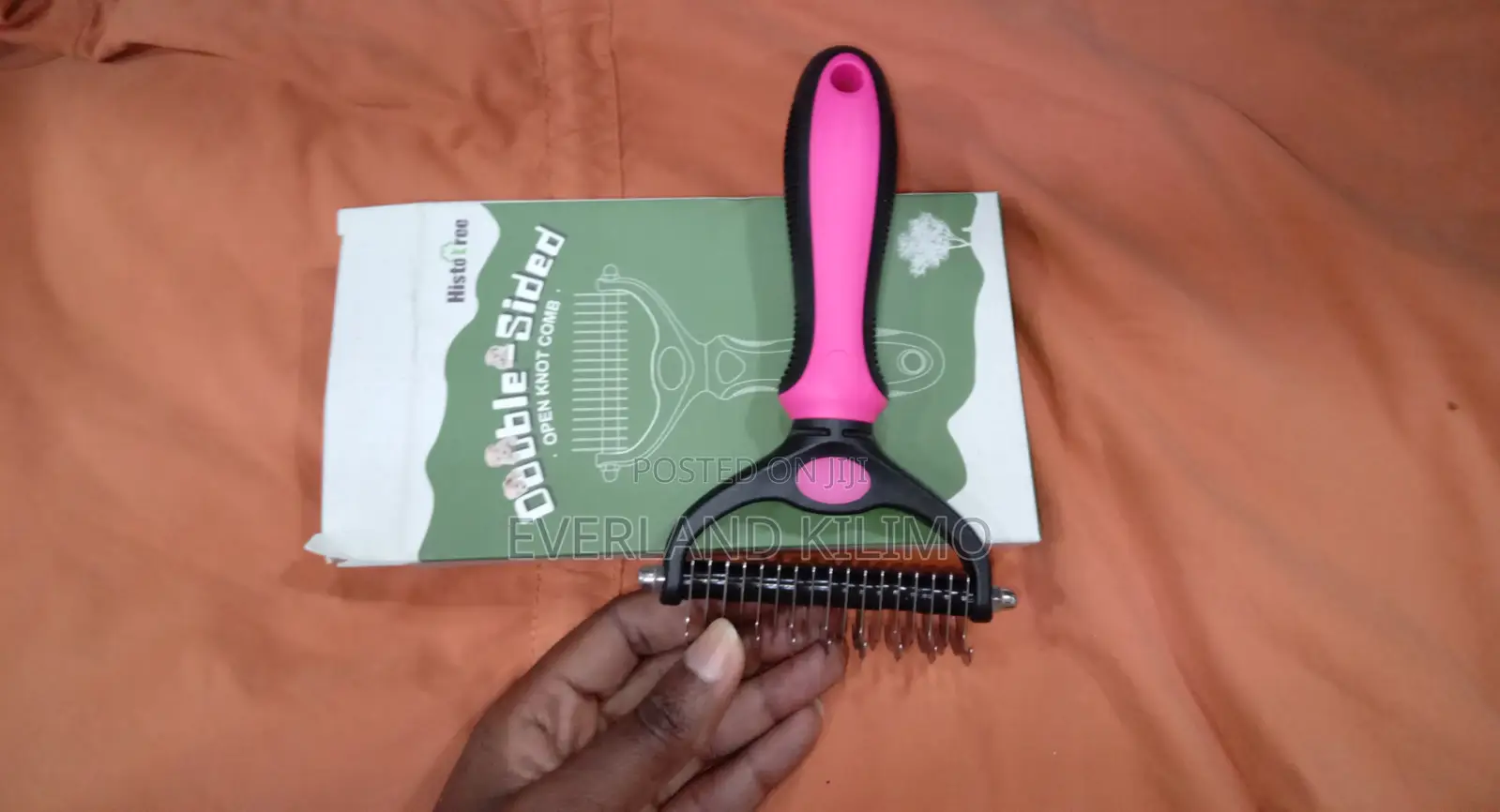 Stainless Steel Double-Sided Dematting Detangler