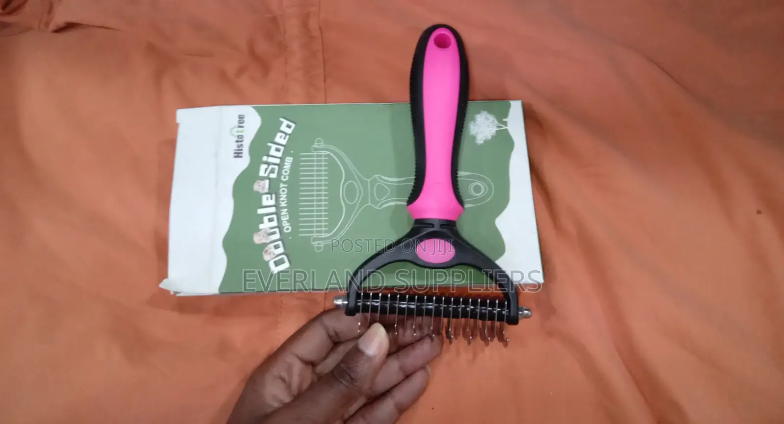 Stainless Steel Double-Sided Dematting Detangler