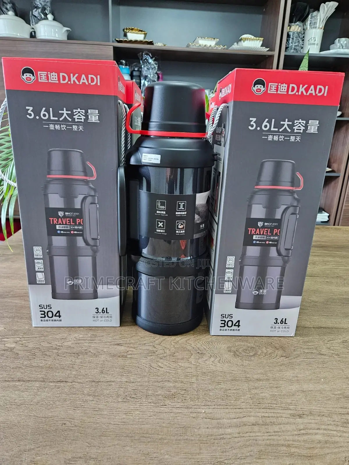 Vacuum Flask 3.6 Litres Unbreakable Kadi Flask