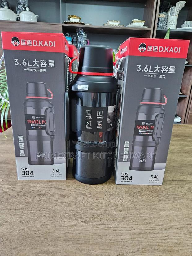 Vacuum Flask 3.6 Litres Unbreakable Kadi Flask