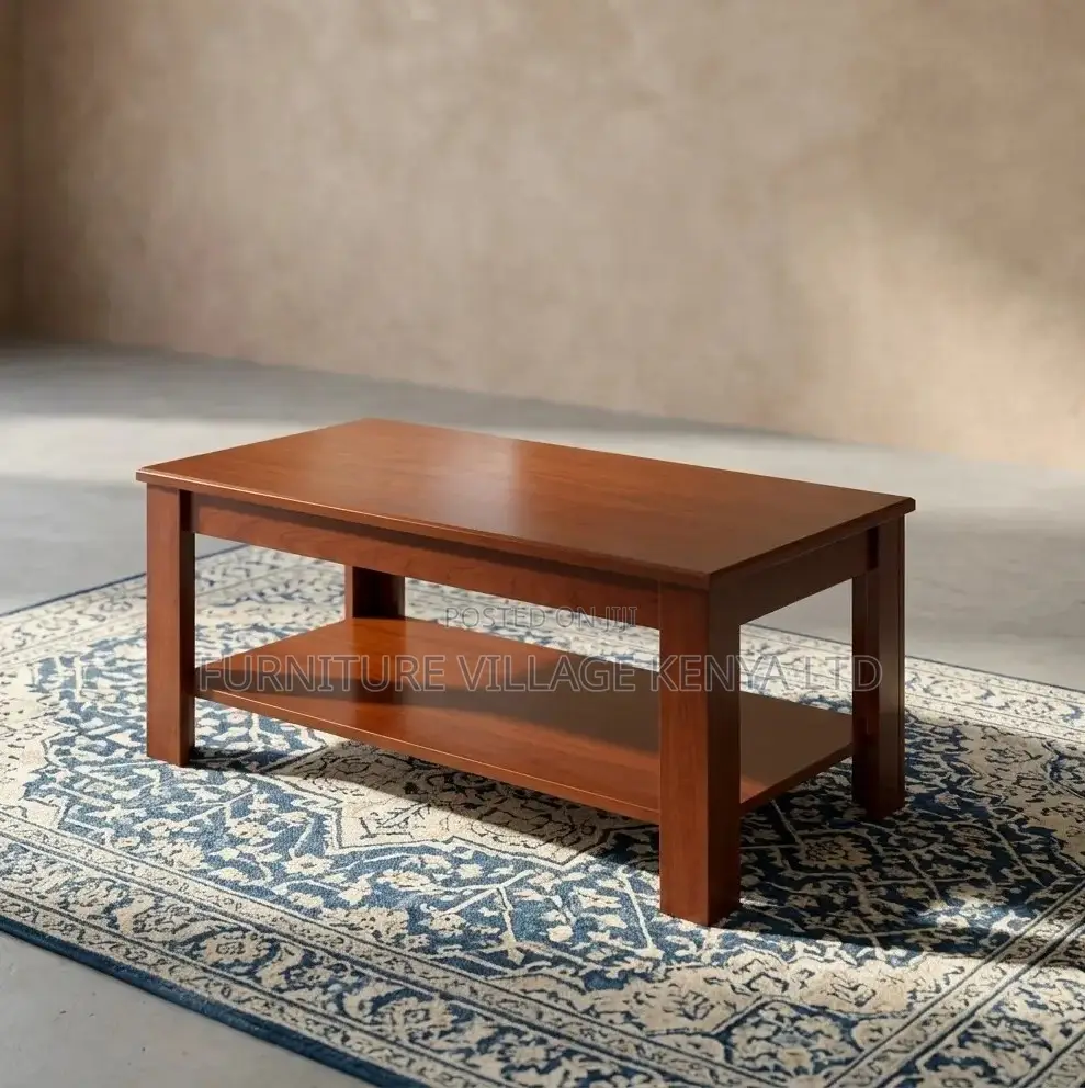 Rectangular Modern Brown Coffee Table