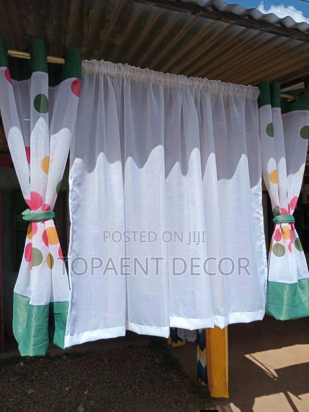 Blended Kitchen Curtain Sheers Complete Set - thumbnail 2