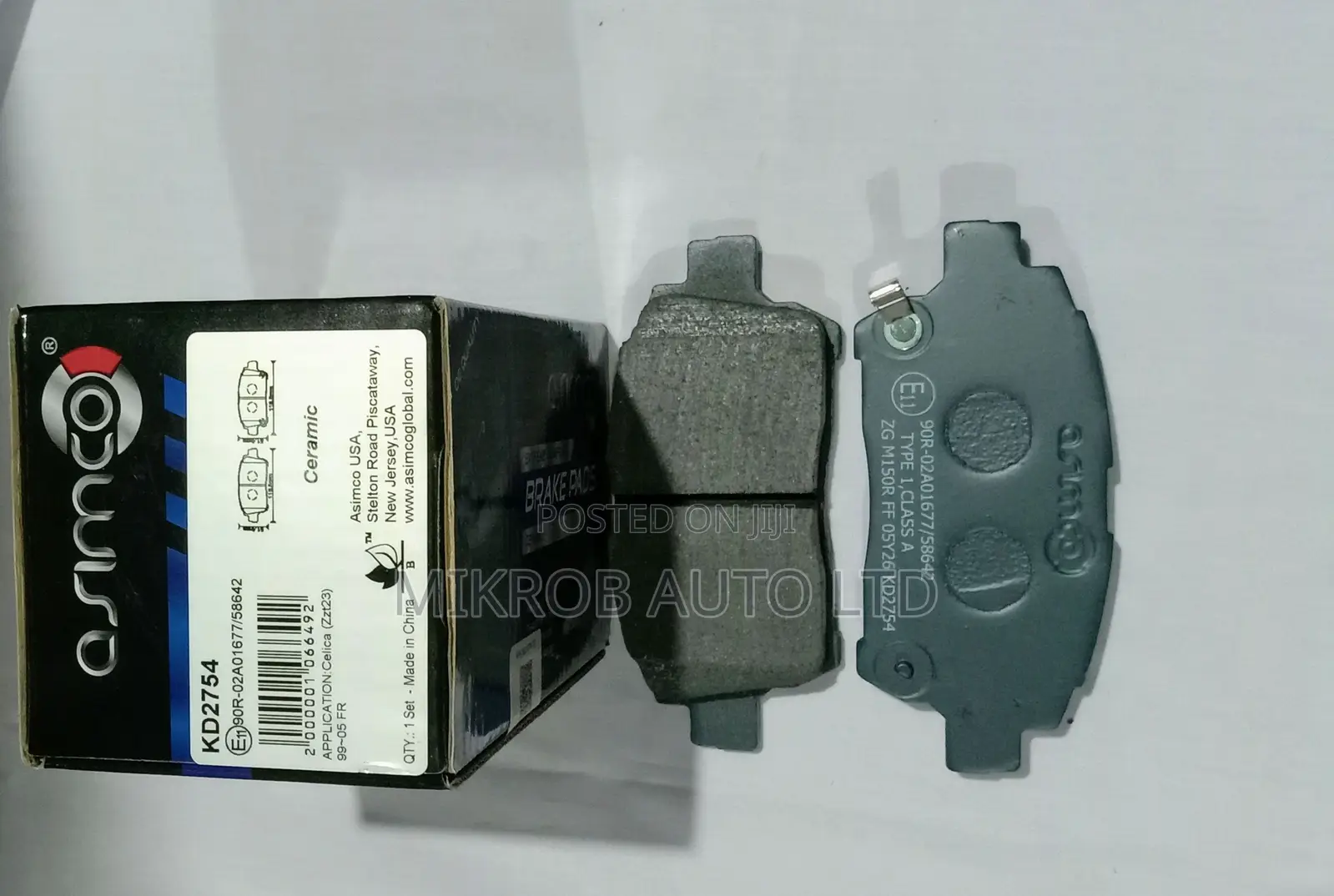 Brake Pads Asimco Kd2754/ Kd2726