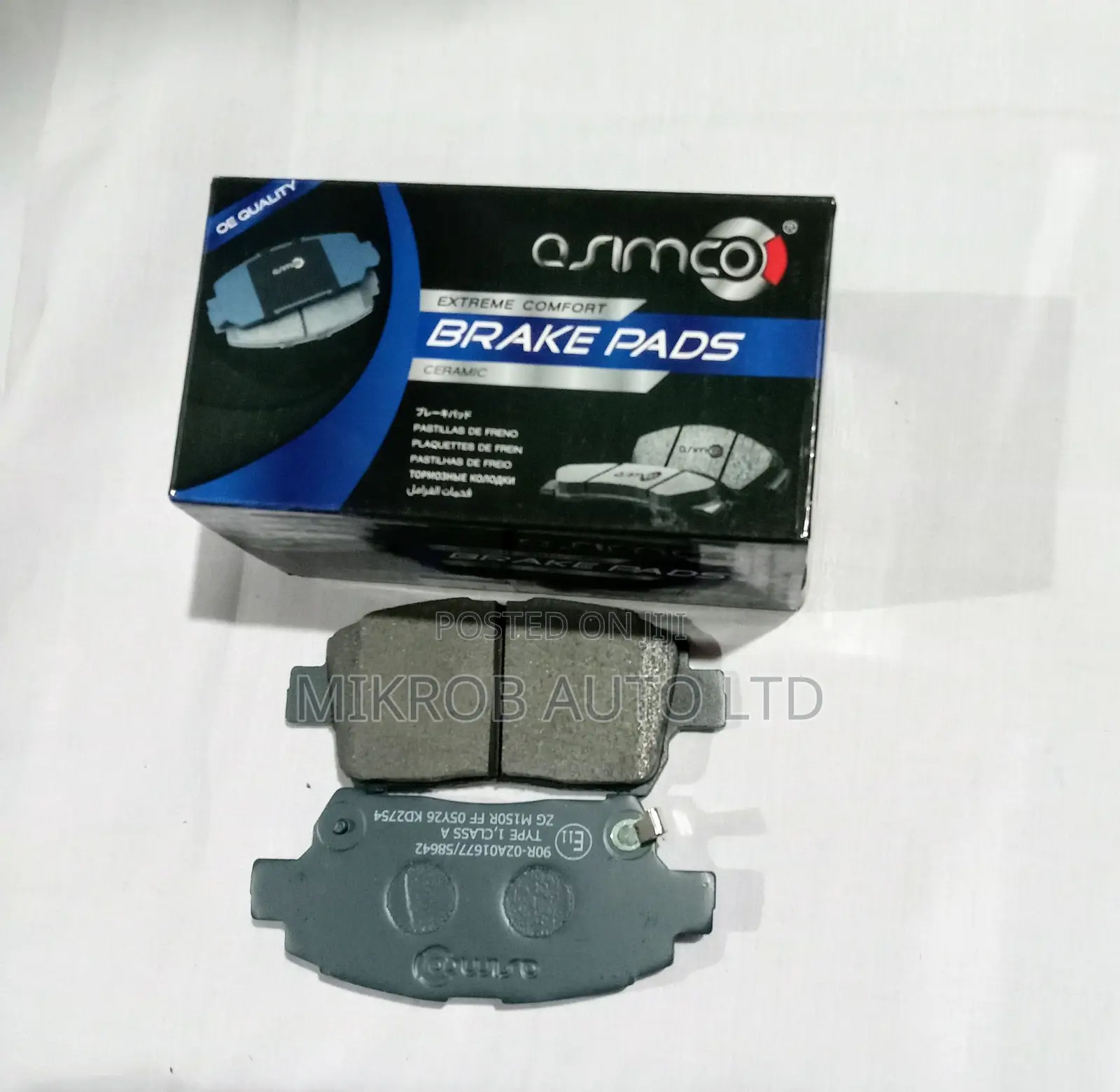 Brake Pads Asimco Kd2754/ Kd2726