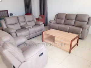Fabric Six-seater Imported Recliner Sofa.