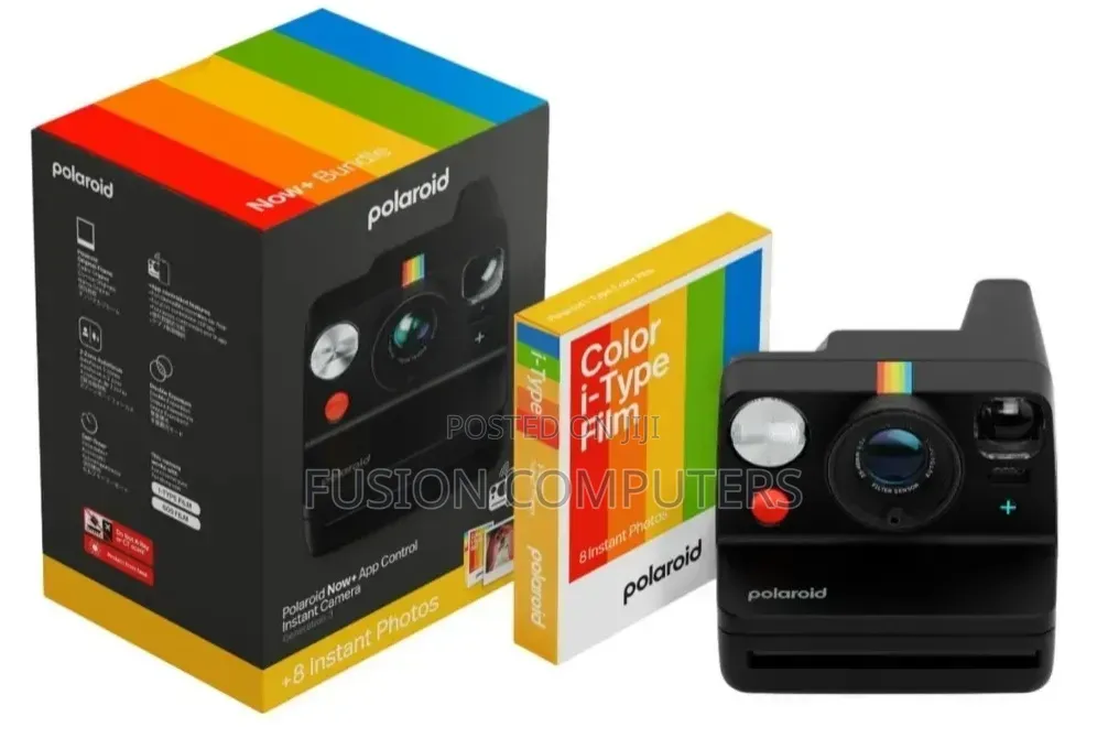 Polaroid Now+ Generation 3 + Colour Film Bundle