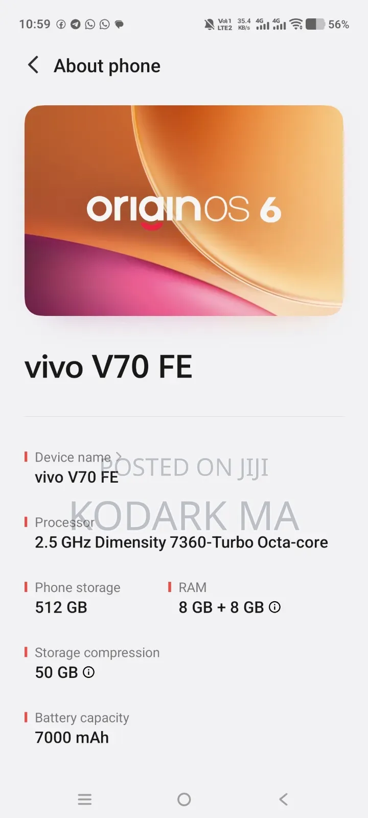 Vivo V70 512 GB