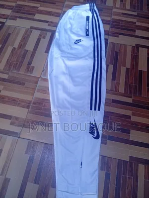 White Tracksuit With Black Detailing