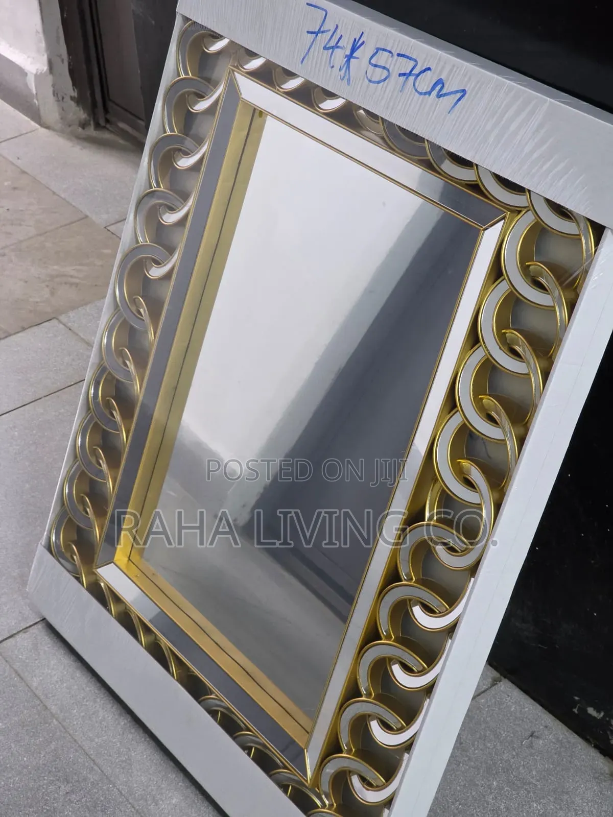 Luxury Decorative Gold Mirror | 80x60cm | Wall Mirror