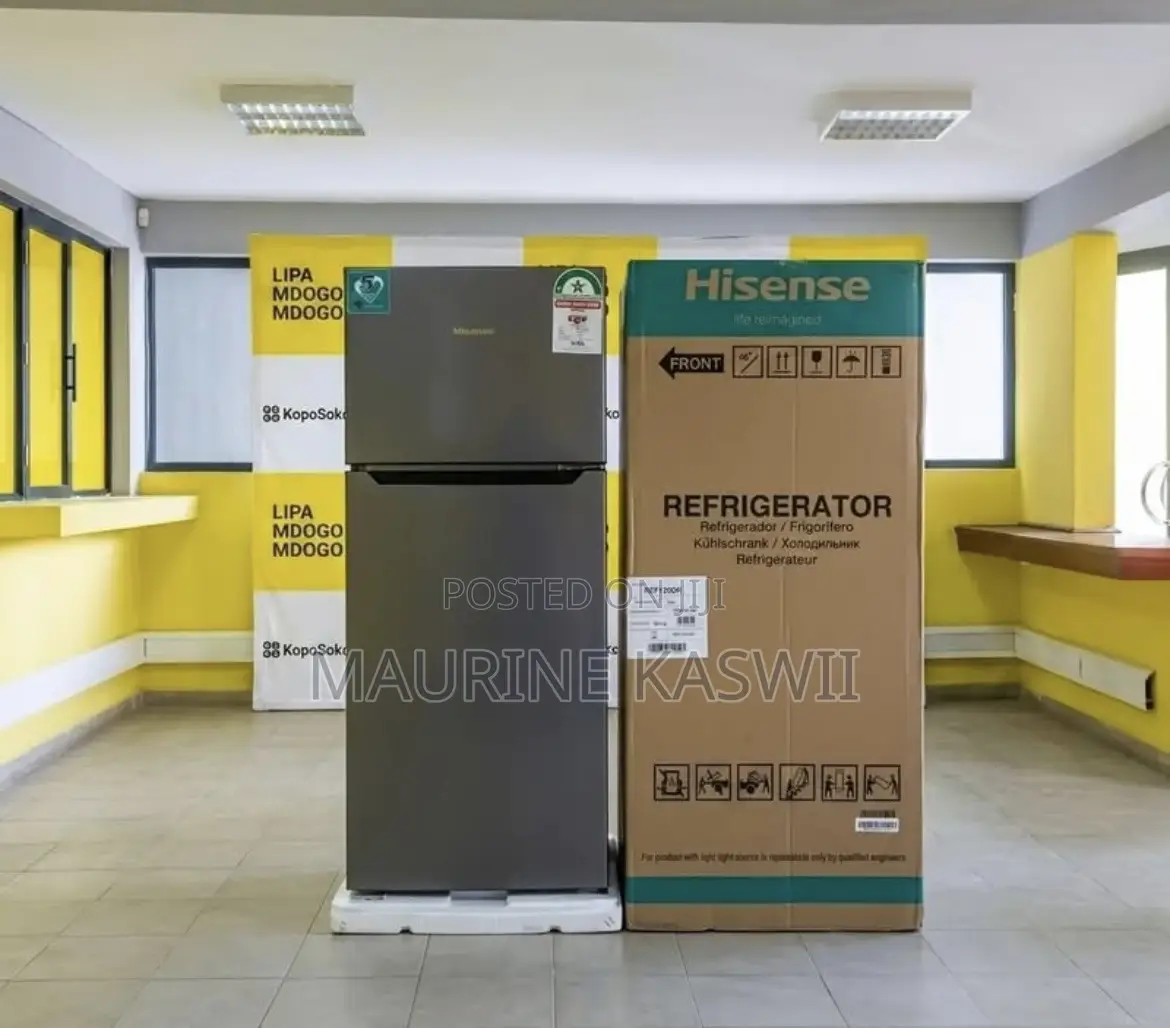 Hisense 120 Liters Double Door Fridge Top Freezer