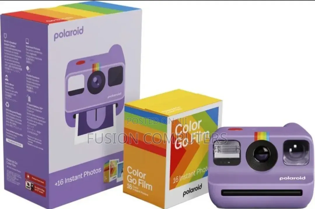 Polaroid Go Generation 2 Purple + Color Film Bundle