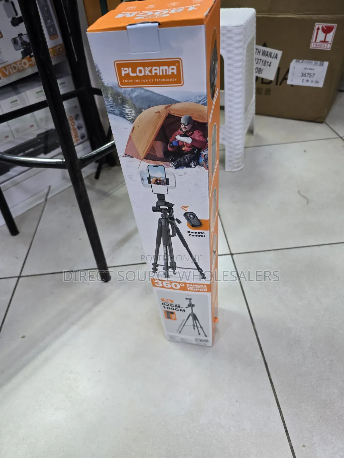 Plokama Pk-9970 Heavy Duty 180cm Tripod For Phone, Dslr Camera