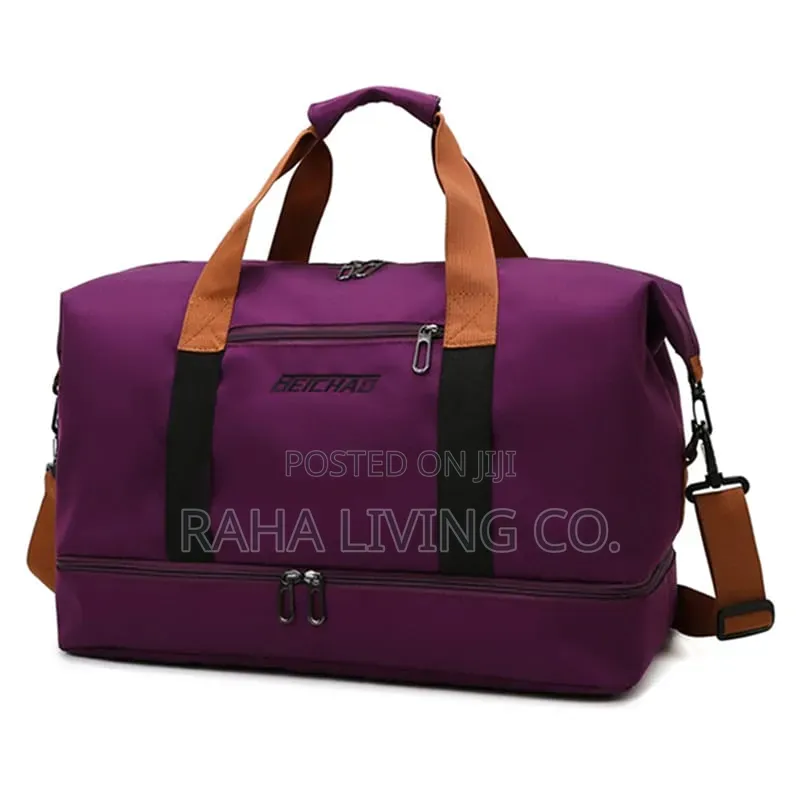 Fashion Travel Duffle Bag | Shoe Compartment | 46x25x28cm